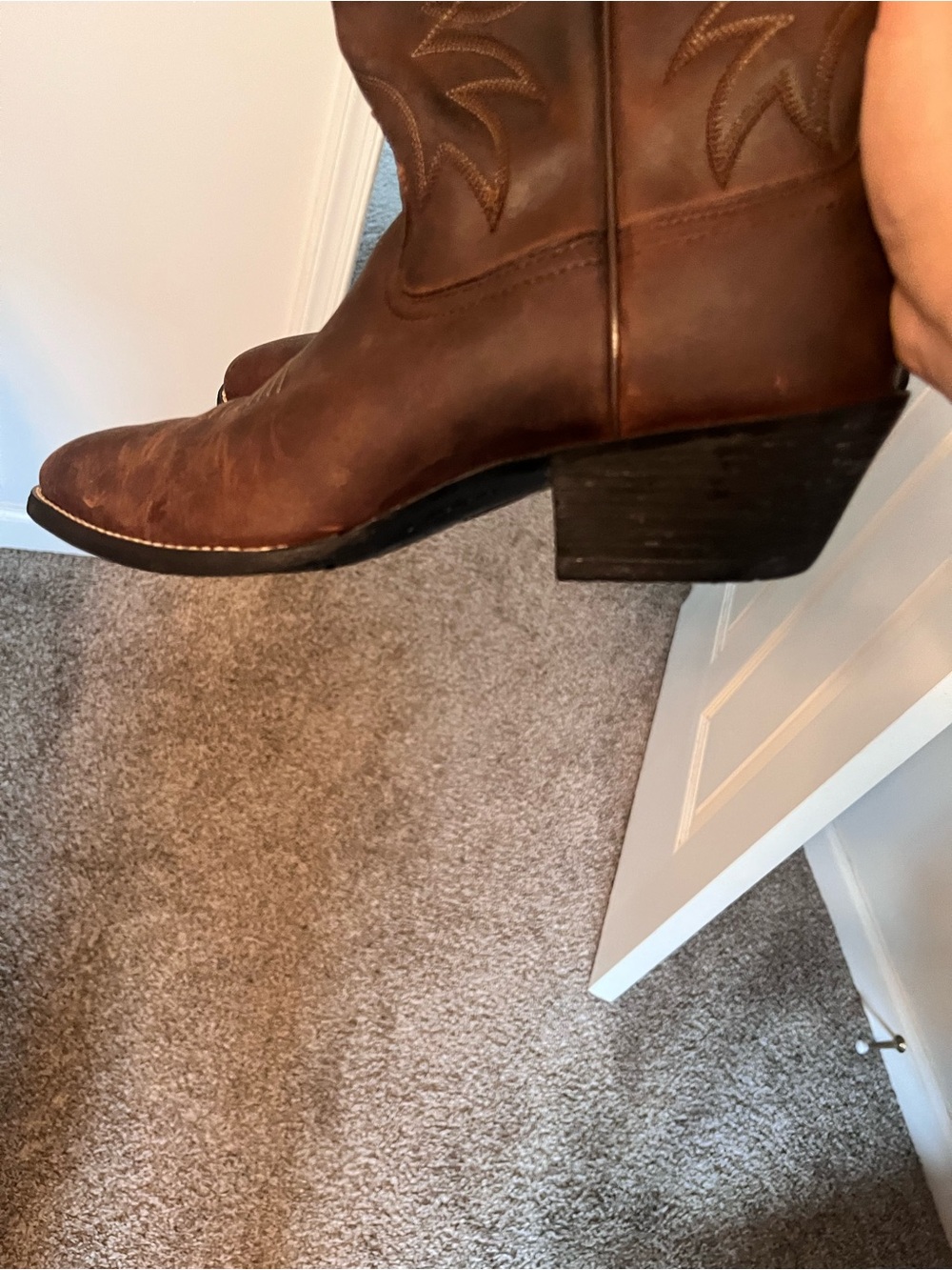 Heritage Brown Western Cowboy Boots - Picture 7 of 10